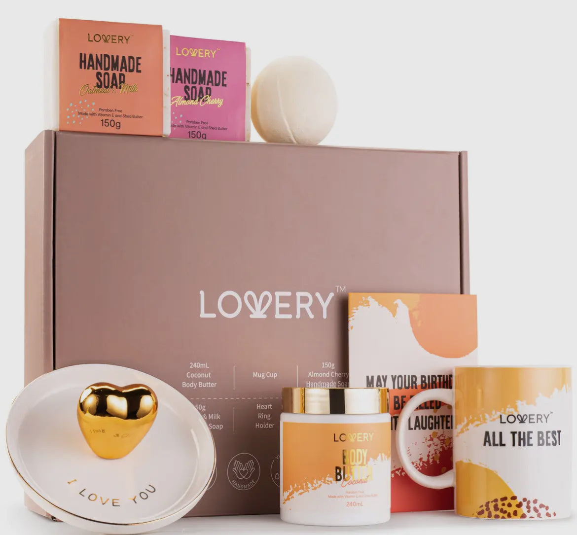 Lovery Birthday Gifts for Women Spa Gift Set