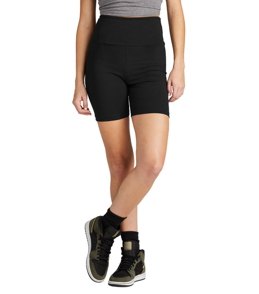 District Women’s Flex High-Waist Bike Short