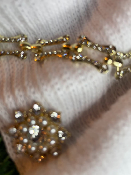 Jeweled Slouch Socks